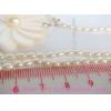 Grain Shape Pearl Necklace with Shell Pendant: สร้อยไข่มุกเม็ดข้าวสาร จี้เปลือกหอย