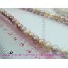 Mid-length Multicolor Pearl Necklace// สร้อยไข่มุกกลมเกรด A 3สี