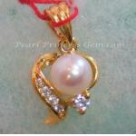 I Love Pearl Charm: จี้หัวใจมหาสมุทรสีทอง  