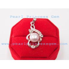 Lavender Pearl Pendant: จี้ไข่มุกแท้สีม่วงลาเวนเดอร์