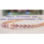 4 Colors Pearl Necklace : สร้อยคอไข่มุกแท้หลากสี