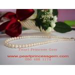 Grading Size Pearl Necklace:สร้อยคอไข่มุกร้อยไล่เรียงขนาด