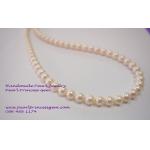 Round White Pearl Necklace:สร้อยคอไข่มุกแท้แบบความยาวปานกลาง