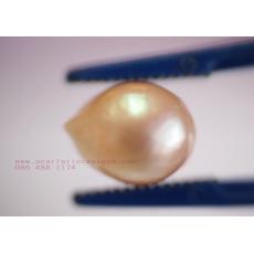 Baroque Pearl: หัวแหวนไข่มุกแท้รูปทรงธรรมชาติ(ทรงบาร็อก)