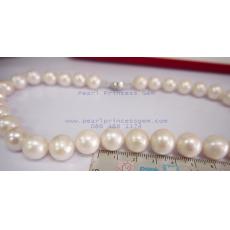 Grading Size Large Pearl Necklace:สร้อยคอไข่มุกแท้คัดเม็ดใหญ่ไล่ขนาด