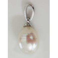 White Pearl Pendant:จี้ไข่มุกแท้สีขาว(WG)