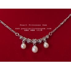 Princess Pearl Necklace:สร้อยคอไข่มุกทรงเจ้าหญิง2