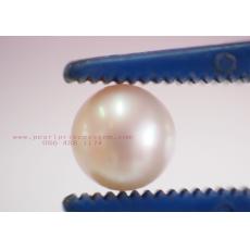 Perfect Round White Pearl :ไข่มุกทรงกลมสีขาวอมชมพู