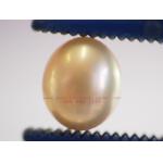 Oval Orange Pearl:ไข่มุกแท้เม็ดทรงไข่สีส้มประกายทอง