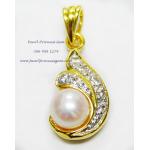 Classic Style Pearl Pendant:จี้แท้ทรงหรูเรียบ(YG)