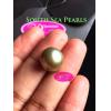 ไข่มุกเซาท์ซีสีเขียวพิชตาชิโอ  Pistachio Green South Sea Pearls